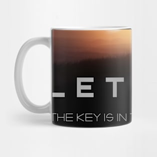 LET GO LET GOD Mug